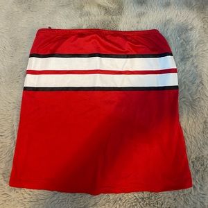 Red tube top